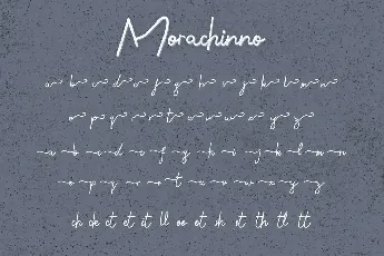 Morachinno Demo font