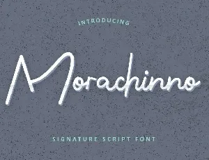 Morachinno Demo font