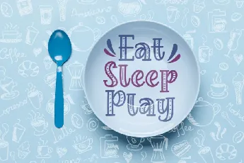 Play Spoon font