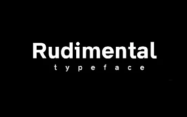 Rudimental font