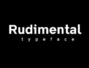 Rudimental font