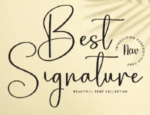 Best Signature Script font