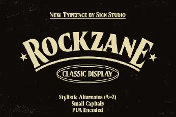 Rockzane font