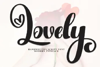 Lovely Script font