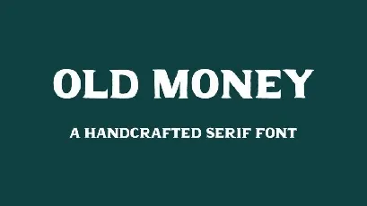 Old Money Display Serif font