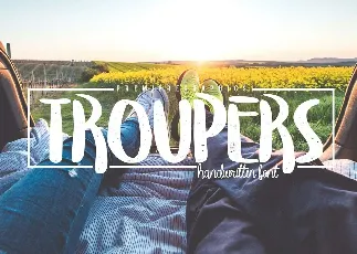 Troupers font