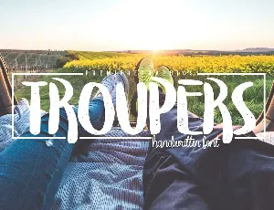 Troupers font