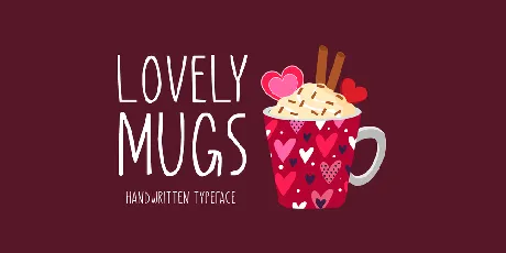 Lovely Mugs font