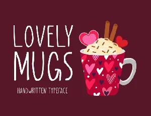 Lovely Mugs font