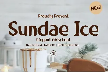 Sundae Ice font