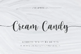 Cream Candy font