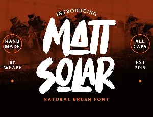 Mattsolar font