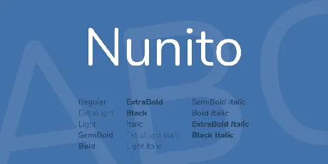 Nunito font