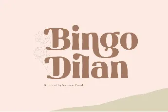 Bingo Dilan font