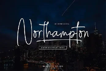 Northampton Handwritten font