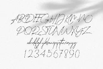 Bendungan Signature font