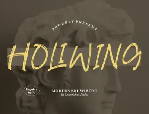 Holiwing font