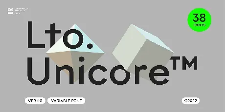 Lto.Unicore font