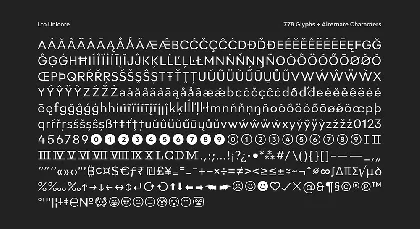 Lto.Unicore font