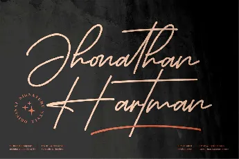 Jhonathan Hartman font