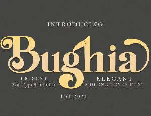 Bughia font