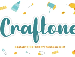 Craftone font