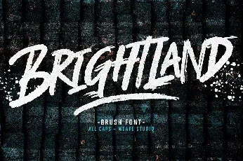 Brightland font