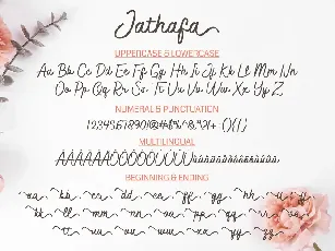 Jathafa Demo font