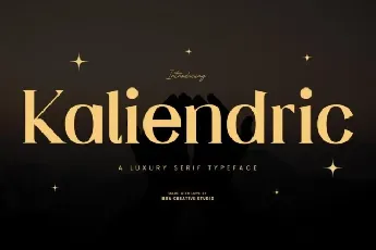 Kaliendric font