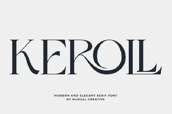 Keroll font