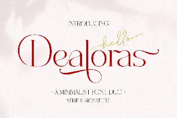 Dealoras Duo font