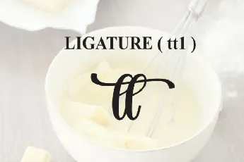 Butter Calligraphy Typeface font