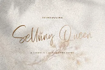 Sellviny Queen Handwritten Script font