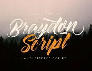 Braydon Script font