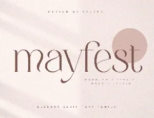 Mayfest font