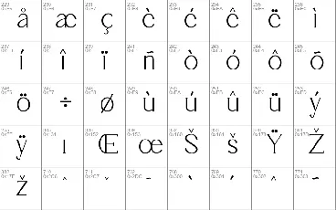 Garelina font