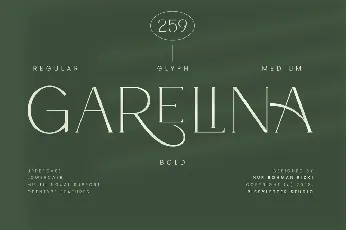 Garelina font