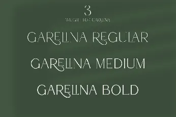 Garelina font