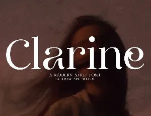 Clarine font