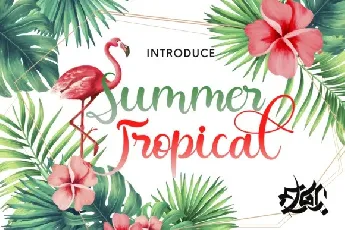 Summer Tropical font