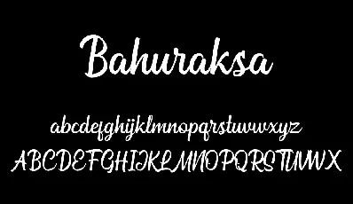 Bahuraksa font