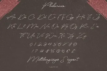 Plularius Signature Script font