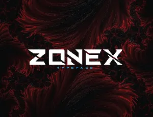 Zonex Typeface font