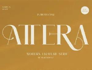 Attera font