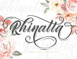 Rhinatta Script font