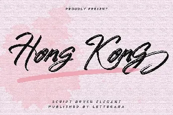 Hong Kong Brush font