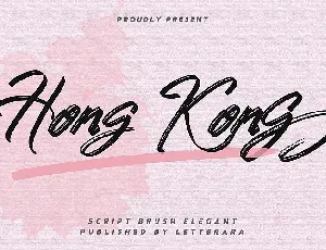 Hong Kong Brush font