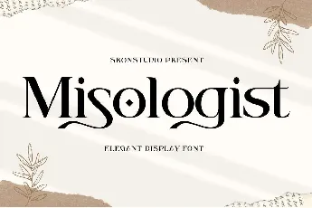 Misologist font