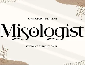 Misologist font