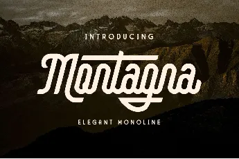 Montagna font